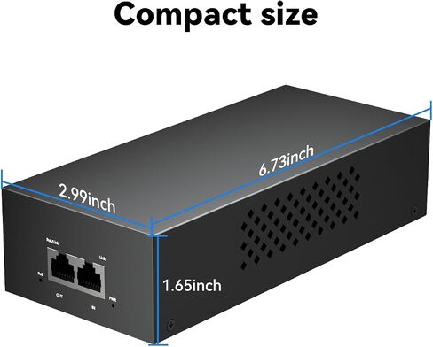محول طاقة إيثرنت PoE 2.5G PoE++، بقوة 90 وات in Kuwait