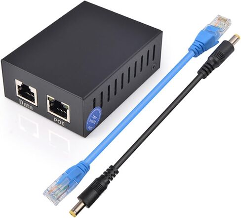 Industrial Gigabit PoE Splitter, Output DC 24V, Comply IEEE802.3af/at/bt 50W, 10/100/1000Mbps Power Over Ethernet Splitter Adapter for IP Camera, Non-PoE terminals (PS2450G) in Kuwait