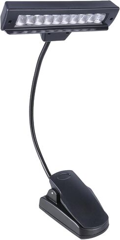 2 Power 10 LED Clip Lamp with Cold Light for Reading, Book Lights, Indoor and Outdoor Use Outdoor Activity Lighting in Kuwait