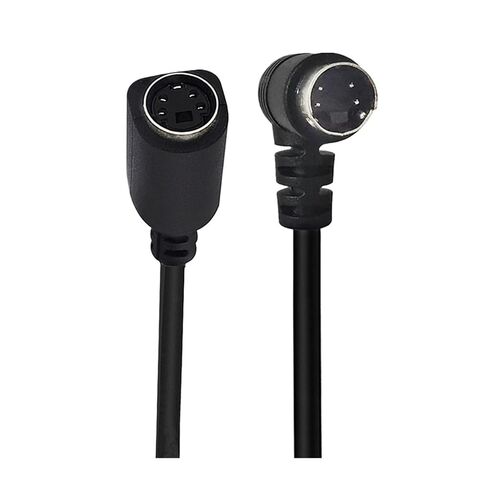 موصى به للغاية - سلك DIN صغير 4Pin ذكر إلى أنثى 90 درجة منحنى S-Video 4-Pin SVHS للكاميرا، DVR، PVR، مشغل DVD in Kuwait