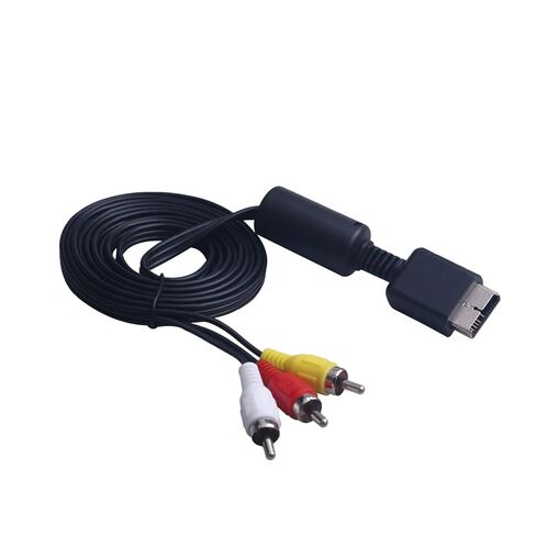 ألعاب فيديو متعددة المكونات سلك AV إلى R/CA لـ PS1 PS-2 P>S #3 PlayStationCable Console TV Game ملحقات الكمبيوتر in Kuwait