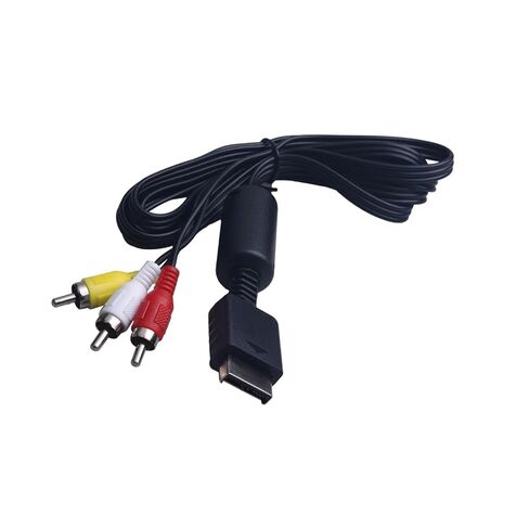 ألعاب فيديو متعددة المكونات سلك AV إلى R/CA لـ PS1 PS-2 P>S #3 PlayStationCable Console TV Game ملحقات الكمبيوتر in Kuwait