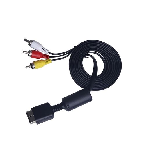 ألعاب فيديو متعددة المكونات سلك AV إلى R/CA لـ PS1 PS-2 P>S #3 PlayStationCable Console TV Game ملحقات الكمبيوتر in Kuwait