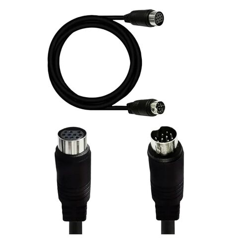 S-Video 10Pin ذكر وأنثى تمديد خط الإرساء مكون S محطة M1ni DIN 10 سلك فيديو ذو ثقب (0.5 متر) in Kuwait