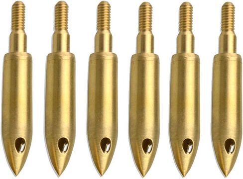 6 Pack 125 Grain Whistle Broadheads Copper Signal Arrowheads Arrow Tips in Kuwait