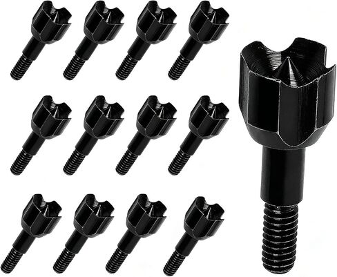 SPG Small Game Broadheads 12PACK - 100 Grain Blunt Arrow Tips Carbon Steel Small Game Arrow Heads Screw-in Crossbow Broadhead Arrow Tips for Stump Shooting Hunting Practice in Kuwait