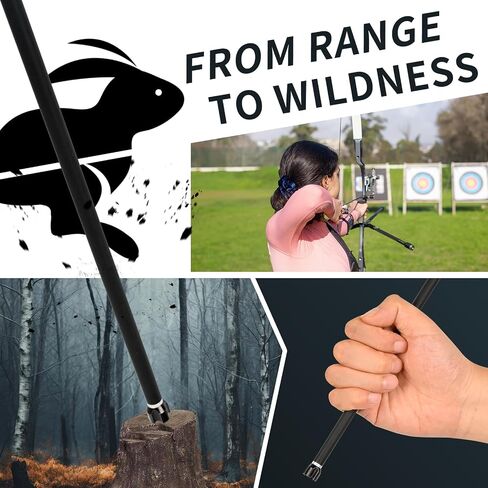 SPG Small Game Broadheads 12PACK - 100 Grain Blunt Arrow Tips Carbon Steel Small Game Arrow Heads Screw-in Crossbow Broadhead Arrow Tips for Stump Shooting Hunting Practice in Kuwait
