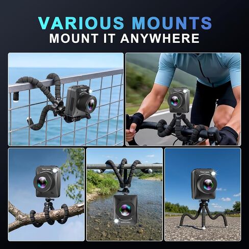 【2026 Upgraded】 4K Time Lapse Camera Outdoor Construction Plant Weather Life, Manual Focus, IP66 Waterproof, 6 Month Battery Life, 32GB TF Card Included in Kuwait