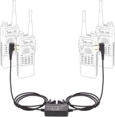 اسلكية تخاطب مكرر صندوق اتجاهين RC-108 للراديو المحمول UV-5R GT-3 TYT- BF-888S Wouxun اتجاهين اسلكية تخاطب مكرر صندوق راديو محمول in Kuwait