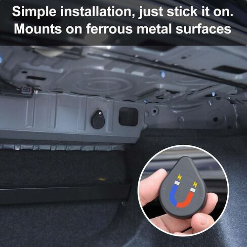 Ultra Magnetic Case for airtag-Waterproof Magnet Holder for airtag| The Secure Magnetic Lock Case for airtag, Discreet, Security Tool, for Car, Truck, Skis and More(1pack,Black) in Kuwait