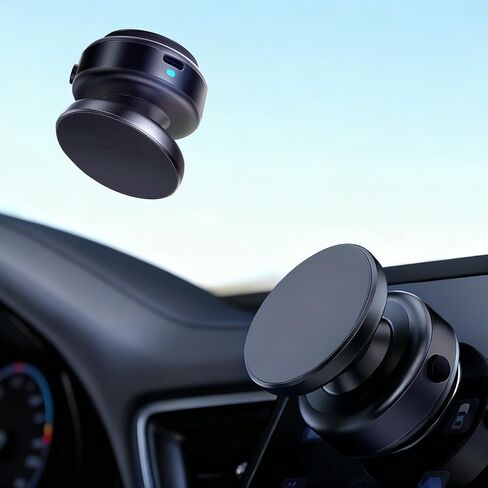 Electric Vacuum Magnetic Phone Holder for Car/Gym/Mirror/Marble Wall, Auto-Seal & Quick Release Suction Cup Phone Mount, 360° Adjustable for MagSafe Car Phone Mount for iPhone 17/16 Pro Max in Kuwait
