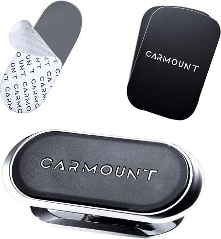 CARMOUNT F1 Dashboard Car Mount (2-Pack) | Magnetic Phone Holder for Car, Ultra Strong 8X N52 Magnets, 360° Rotation, Universal Dash Mount for All Phones and Tablets | Car Mount Magnet for iPad in Kuwait