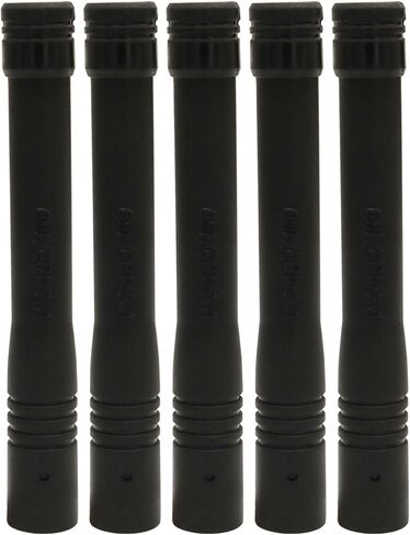 هوائي UHF قصير متوافق مع Yaesu Vertex VX-150 VX-160 VX-180 VX-210 VX-230 VX-350 VX-410 VX-428 VX-600 VX-820 VX-920 VX-970 راديو VHF 400-470 ميجا هرتز 3.5 بوصة (5 عبوات) in Kuwait