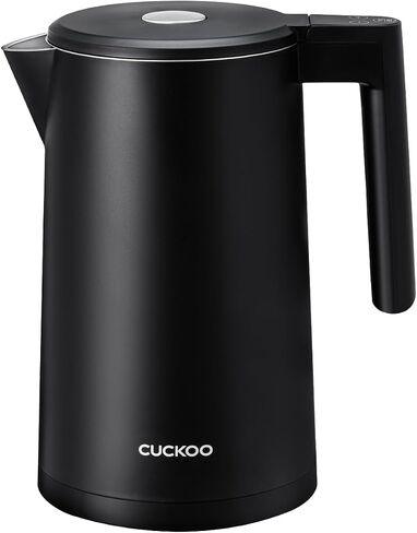 CUCKOO 1.7L Electric Kettle, Full Stainless Interior, White, CK-C170TW in Kuwait