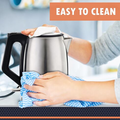 Newhouse 1200W 60-fl. oz. Stainless Steel Electric Kettle NHEK-001, Electric Tea Pot for Boiling Water, Auto Shut Off Electric Tea Kettle, ETL Certified for Hospitality and Residential Use in Kuwait
