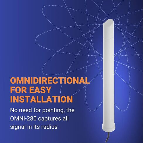 Poynting OMNI-600 Wideband Omni-Directional Antenna | 2x2 Mimo | 5G Ready | 4G LTE | 617-3800 MHz | 6.2 dBi in Saudi Arabia