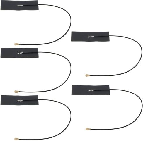 ECSiNG 5PCS External Adhesive Antenna With U.FL Connector 2.4GHz 5GHz Dual-Band Compatible with ESP32-C6 Module Smart Home Systems in Saudi Arabia