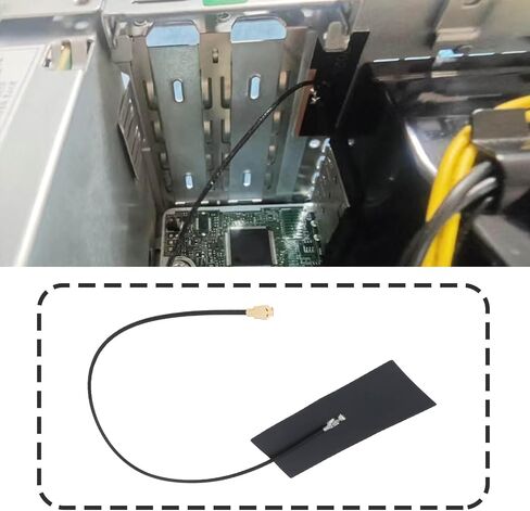 ECSiNG 5PCS External Adhesive Antenna With U.FL Connector 2.4GHz 5GHz Dual-Band Compatible with ESP32-C6 Module Smart Home Systems in Saudi Arabia