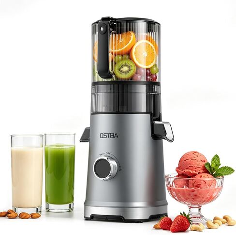 OSTBA Cold Press Juicer, 600W Slow Masticating Juicer with Large Feed Chute in Saudi Arabia