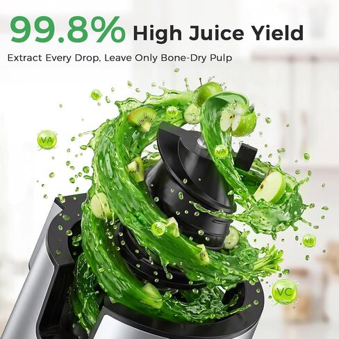 OSTBA Cold Press Juicer, 600W Slow Masticating Juicer with Large Feed Chute in Saudi Arabia