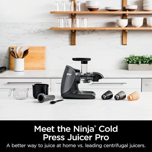 Ninja JC101 Cold Press Pro Juicer, Easy Clean, 1st Generation, Graphite in Saudi Arabia