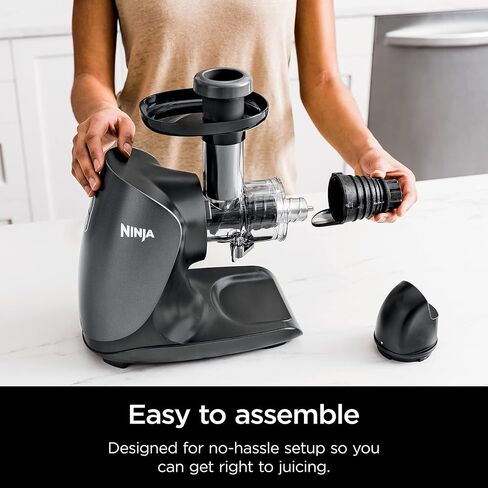Ninja JC101 Cold Press Pro Juicer, Easy Clean, 1st Generation, Graphite in Saudi Arabia
