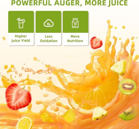 Commercial 300W Cold Press Juicer Machines High Yield in Saudi Arabia