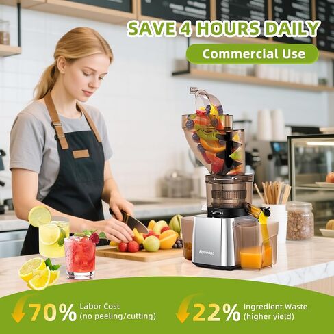 Commercial 300W Cold Press Juicer Machines High Yield in Saudi Arabia