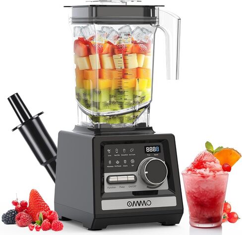 OMMO Blender, Peak 1800W Smoothie Blender with 68oz BPA-Free Jar, Ice Crush in Saudi Arabia