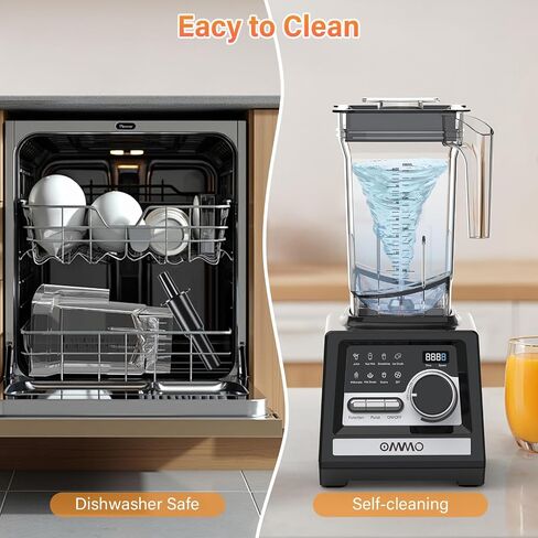 OMMO Blender, Peak 1800W Smoothie Blender with 68oz BPA-Free Jar, Ice Crush in Saudi Arabia