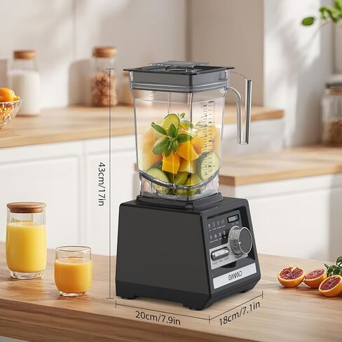 OMMO Blender, Peak 1800W Smoothie Blender with 68oz BPA-Free Jar, Ice Crush in Saudi Arabia