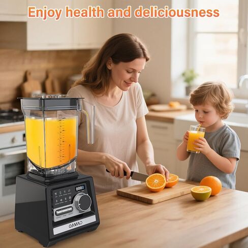 OMMO Blender, Peak 1800W Smoothie Blender with 68oz BPA-Free Jar, Ice Crush in Saudi Arabia
