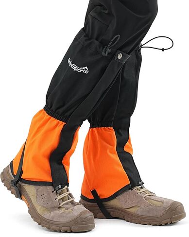 Leg Gaiters for Men and Women Waterproof Adjustable Gators for Hiking Boots in Climbing Hunting Trekking & Fishing Snow Gaiters (Green L) in Saudi Arabia
