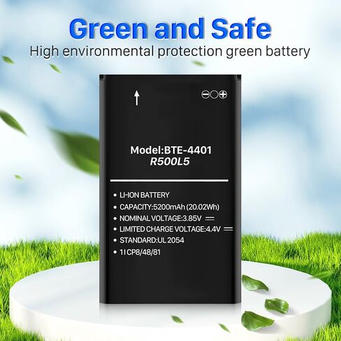 بطارية بديلة BTE-4401، ترقية بطارية R500L5 عالية السعة 5200 مللي أمبير في الساعة لاستبدال Verizon Orbic R500L5 Speed ​​5G، R500L5 Mobi Hotspot in Kuwait