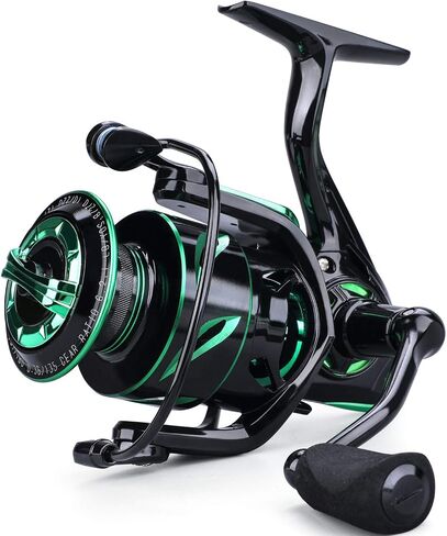Sougayilang Fishing reels Light Weight Saltwater Spinning Reel - 39.5 LB Carbon Fiber Drag,12+1 BB Ultra Smooth All Aluminum Inshore Reel in Saudi Arabia