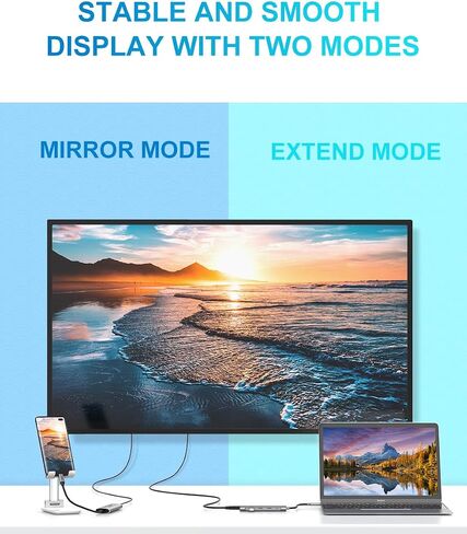 USB C Hub,USB C Hub Multiport Adapter 4K@60Hz AorZ 5 in 1 USBC to Hdmi Adapter with 1 * 4K HDMI Output, 3*USB 3.0 Ports,1*PD, Adapter for MacBook,Steam Deck and Most Type C Devices in Kuwait