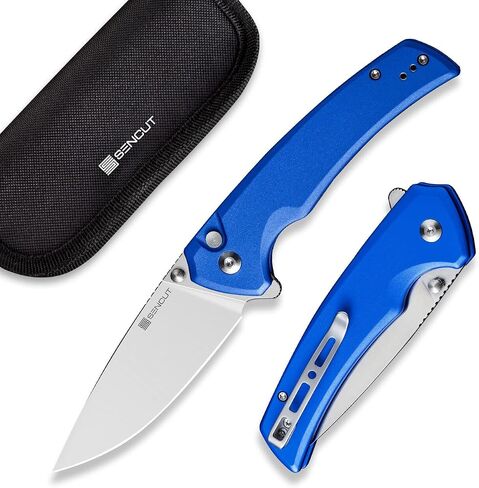 SENCUT Button Lock Pocket Knife for EDC, Serene Folding Knife S21022B-1 in Saudi Arabia