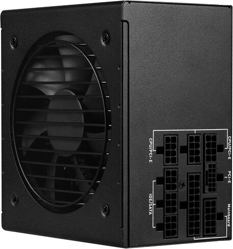 SAMA Black 650W Power Supply - Fully Modular 80 Plus Gold Certified ATX 3.1 & PCIE 5.1 Compliant Power Supply, Supports RTX 30/40 Series GPUs in Kuwait