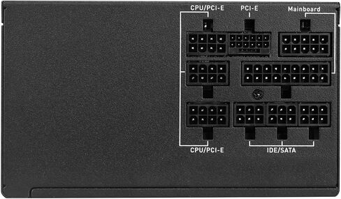 SAMA Black 650W Power Supply - Fully Modular 80 Plus Gold Certified ATX 3.1 & PCIE 5.1 Compliant Power Supply, Supports RTX 30/40 Series GPUs in Kuwait