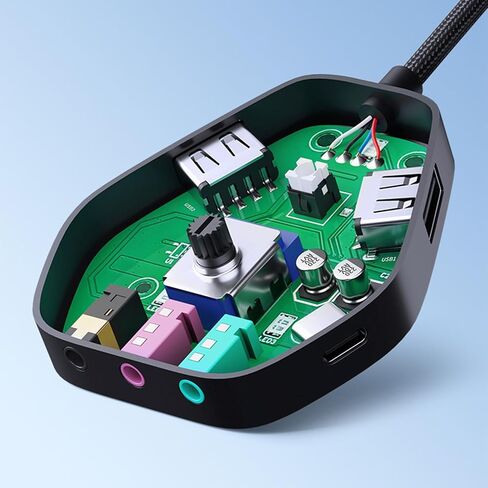 USB Sound Card External USB Sound Card with 3x3.5mm 2xUSB in Saudi Arabia