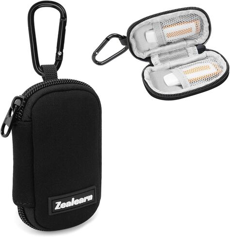 USB Flash Drive Case with Labels, 6 Slots USB Organizer, USB Case,USBs Drives Cases, USBs Storage Cases Organizer,Thumb Drives Pouch,Compatible with Samsung/Sandisk/Jump Drive,etc, Black in Kuwait