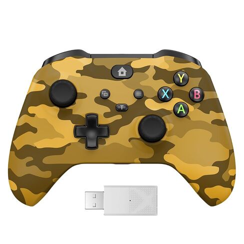Kamylorus Wireless Controller for X-BOX One/PC, 2.4G Plug and Play Gaming Controller with Hall Effect Joysticks&Triggers, Support Turbo/3.5mm Audio Jack/Dual Vibration, Compatible with X-BOX One/One S/One X, X-Box Series S/X, PC,Andorid Platforms(Blue Cam in Kuwait