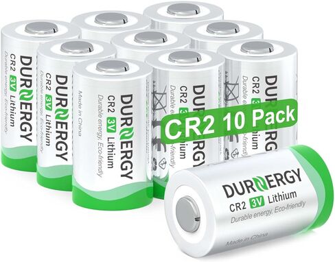 بطاريات ليثيوم DURNERGY CR2 10 عبوات 3 فولت CR2 بطارية محدد المدى CR15H270 in Kuwait