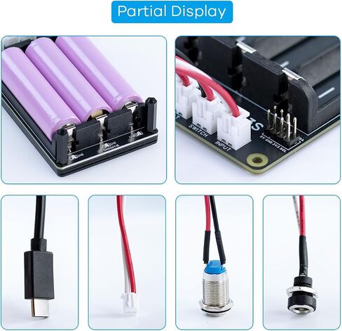 LAFVIN Uninterruptible Power Supply (UPS) Module for Raspberry Pi/Jetson Nano Supports Charging and Power Output at The Same Time 3S & 5V 5A Output in Kuwait