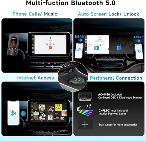 محول CarPlay اللاسلكي وAndroid Auto Magic AI Box 4GB+64GB in Kuwait