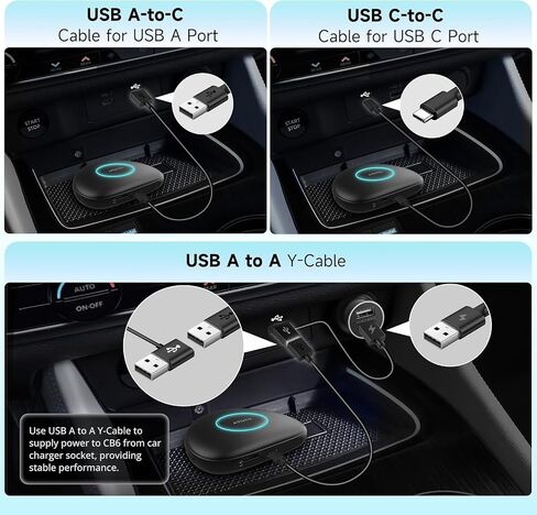 محول CarPlay اللاسلكي وAndroid Auto Magic AI Box 4GB+64GB in Kuwait