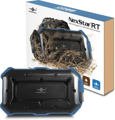 Vantec Nexstar GX USB 3.0 Dual 2.5" SATA SSD/HDD RAID Enclosure, Black (NST-272S3-BK) in Kuwait