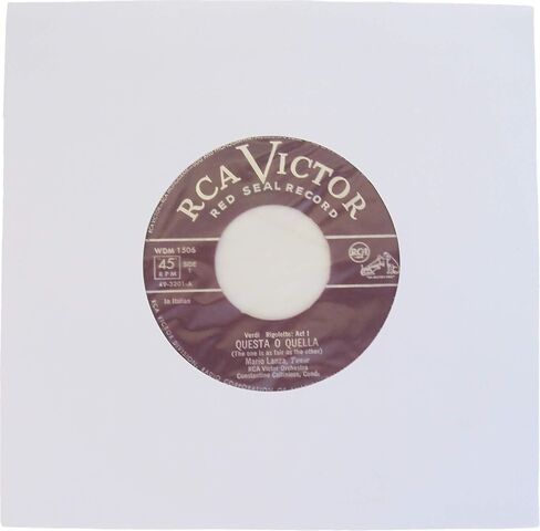 (250) Super Heavyweight Plastic Polylined Paper Inner Sleeves for 7 inch 45rpm Records - Archival Quality, Acid-Free, Static-Free - Premium Protection - #07IA in Kuwait