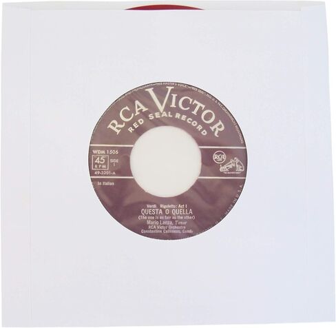 (250) Super Heavyweight Plastic Polylined Paper Inner Sleeves for 7 inch 45rpm Records - Archival Quality, Acid-Free, Static-Free - Premium Protection - #07IA in Kuwait