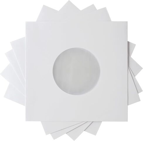 (250) Super Heavyweight Plastic Polylined Paper Inner Sleeves for 7 inch 45rpm Records - Archival Quality, Acid-Free, Static-Free - Premium Protection - #07IA in Kuwait